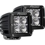 Rigid Industries 202113 LED Light (D-Series Pro, 3 Inch, Flood Beam, Pair, Universal), 2 Pack