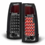 ACANII – For Smoked 1988-1998 Chevy Silverado C/K 1500 2500 3500 Sierra LED Tail Lights Lamps Driver & Passenger Side