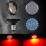 SUPAREE 2″ Red LED Turn Signals & Brake Light with 1157 Insert Kit for Harley Davidson Motorcycles- (Rear Turn Signals)