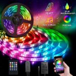 Perfire Led Strip Lights,16.4 ft Color Changing LED Rope Lights, RGB 5050 LEDs Color Changing Kit with 3 Control Mode and Power Supply for Room, Ceiling, Bedroom,Party，Decoration