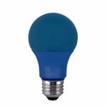 LED A19 Blue Light Bulb, 9W, (60W Equivalent), E26 Medium Base, 120V, UL Listed, (1 Pack)