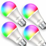 Smart Light Bulb Works with Alexa Google Home, NiteBird A19 E26 WiFi Multicolor Dimmable LED Lights Bulbs, 2700k + RGB, 75W Equivalent, No Hub Required, 4 Pack
