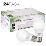 Hykolity 24 Pack 60W Equivalent A19 LED Light Bulb, 9W, 5000K Daylight, 800LM, E26 Medium Base, Non-Dimmable, UL Listed