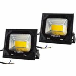 AFSEMOS 30W Outdoor LED Low Voltage Warm White Floodlight, 12V DC Outdoor LED Security Flood Light, IP66 Waterproof Super Bright Work Light for Backyard, Lawn, Street Guardrail (2 Pack)