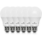 Great Eagle 100W Equivalent LED Light Bulb 1550 Lumens A19 Soft White 3000K Dimmable 14-Watt UL Listed (6-Pack)