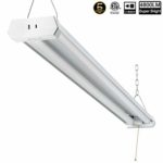 Linkable LED Shop Light for Garage, 42W 4800lm 4FT, 5000K Daylight White, with Pull Chain (ON/Off) cETLus Listed, 5-Year-Warranty, 5000K (1PK) M