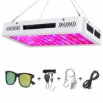 BoostedGrow Newest 1200W LED Plant Grow Light, Full Spectrum Plant Light for Indoor Plants Hydroponics Growing(10W LEDs 120Pcs)