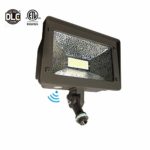 JMKMGL LED Flood Light Dusk to Dawn, 180° Adjustable Arm, 50W (250W Equivalent), Waterproof Outdoor Security Lighting Fixtures, 5000K 5500lm 100-277Vac ETL Qualified DLC Listed (Photocell)