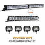 LED Light Bar Rigidhorse 28000LM 6500k IP68 42 Inch 22 Inch 4 Inch Flood Spot Beam Combo Osram Chip LED Light Bars for Jeep Truck ATV, 3 Years Warranty