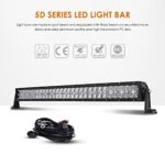 Auxbeam 32″ LED Light Bar 180W Off Road Driving Lights LED Work Light Spot Flood Fog Lamp 5D Lens with Wiring Harness for Car, Jeep, Vehicle, ATV, UTV, Pickup