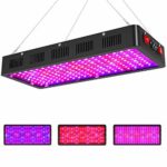 Sunnewgrow 2000w LED Grow Light for Indoor Plants, Triple-Chips & Dual Switch Full Spectrum LED Plant Growing Light Fixtures for Professional Greenhouse Grower. (Daisy Chained Function) (2000 watt)