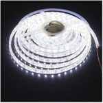 KINGLUX Led Strip, Waterproof Led Light Strip Super Bright DC12V 25W SMD3528 300LEDs, IP68 Led Underwater Lights Cool White 6000K 5Meter/ 16.4Feet Using for Homes, Swimming Pool,Garden and Outdoor