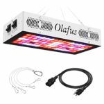 Olafus LED Grow Light 300W, Veg and Bloom Dual Switch, 80pcs LED Chips Full Spectrum Grow Lamp for Indoor Plants, with IR UV Plant Grow Lights for Hydroponic Veg, Flower, Fruit, Bonsai