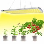 Bozily Led Grow Lights for Indoor Plants Full Spectrum 300W, Sunlike Plant Growing Light Fixture Support Outer Timer Auto On Off for Indoor Plants Seedlings,Growing,Blooming and Fruiting