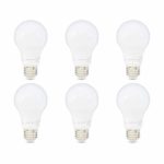 AmazonBasics 60W Equivalent, Soft White, Non-Dimmable, 10,000 Hour Lifetime, A19 LED Light Bulb | 6-Pack