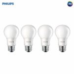 Philips 542976 LED Non-Dimmable A19 Light Bulb: 1500-Lumen, 5000-Kelvin, 15 (100 Watt Equivalent), E26 Base, Daylight, 4-Pack, White, 4 Piece