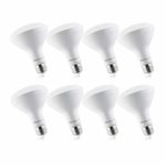 8 Pack BR30 LED Light Bulbs 9W Replacement 60W, 5000K Daylight, 650 LM, E26 Base, Dimmable, Indoor Flood Light for Cans – UL & Energy Star