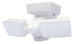 Twin LED Lights with 1425 Lumens & 180? Motion Sensor (White)