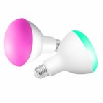 OHLUX BR30 Smart Light Bulb Works with Alexa & Google (No Hub Required), Color Changing Wi-Fi R30 Flood LED Lamp Bulb, 10W(100W Equivalent), E26, 2700K-6500K Dimmable, IFTTT Siri Compatible, 2-Pack
