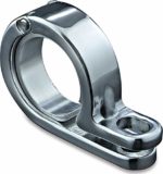 Kuryakyn 4018 Motorcycle Lighting Hardware Component: P-Clamp with 5/16″ Mounting Hole, Universal Fit for 7/8″ or 1″ Diameter Engine Guards/Tubing, Chrome, Pack of 1