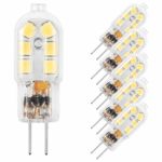 AMAZING POWER G4 LED Bulb, 12V JC Bi Pin Bulb, 20W Halogen Bulb Replacement, Warm White 3000K, 5-Pack