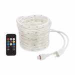 AmazonBasics 210 LED Color Changing Rope Light with Remote Control, 20-Foot