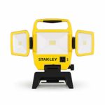Stanley 5000-Lumen LED Work Light with Stand Provides Ample Lighting with its Long-lasting Integrated LED 4000K 50W Outdoor Lighting