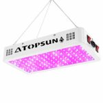 MORSEN 600W Full Spectrum LED Grow Light, Grow Lamp for Indoor Plants Veg and Flower, Double Switch&Free Gift