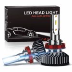 H11 H8 H9 LED Headlight Bulbs, Taotique 72W 6500K 12000 Lumens Super Bright Car LED Headlights IP67 Waterproof Headlights Conversion Kit with ZES Chip, Cooling Fan, Lifespan Up to 30,000H – 2 Pack