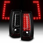 ACANII – For 2003-2006 Chevy Silverado 1500 2500HD 3500 Black LED Tail Lights Brake Lamps Set
