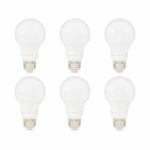 AmazonBasics 75W Equivalent, Daylight, Non-Dimmable, 10,000 Hour Lifetime, A19 LED Light Bulb | 6-Pack