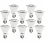 Sunco Lighting 10 Pack PAR20 LED Bulb, 7W=50W, Dimmable, 2700K Soft White, E26 base, Indoor/Outdoor Spotlight, Waterproof – UL & Energy Star