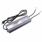 Rextin DC 12V 350W 29A Led Power Supply Constant Voltage LED Transformer IP67 Waterproof Aluminum Alloy Shell For LED Lighting Led Strip Led Module LED Power Accessories (350W 29.1A)