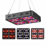 1200W LED Grow Light Full Spectrum with UV Growling Lamp for Indoor Hydroponics Greenhouse Plant Veg and Flower (1200W)