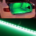 iJDMTOY (1) 18-SMD-5050 LED Strip Light For Car Trunk Cargo Area or Interior Illumination, Emerald Green