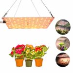 20W LED Grow Light Thin Panel for Indoor Plants, Sunlike Plant Lights with Red and White Full Spectrum for Seedling, Hydroponic, Greenhouse, Succulents, Flower