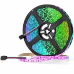 HOMELYLIFE 32.8ft RGB LED Strip Lights Non-Waterproof Super Bright Color Changing DC 24V 300 LED SMD 5050 Tape Lights for Party Kitchen Christmas Indoor Decor (No Power + Remote)