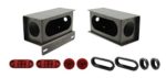 Extreme Max 5001.1352 Weld-On Steel Taillight Kit with License Plate Bracket and LED Lights