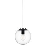 Sferra Globe Pendant Light | Black Pendant Lighting for Kitchen Island with LED Bulb LL-P201-BLK