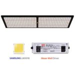 LM301B LED Board 240W LED Grow Light with Samsung LM301B Chips 3500K Mix 660nm & MeanWell Driver Commercial White Full Spectrum Growing Lamp 532pcs LEDs