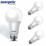 100W Equivalent, A19 LED Light Bulb, Warm White 3000K, E26 Base, Non-Dimmable, 1600lm, UL Listed, 4-Pack