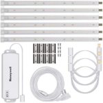 Honeywell White 10in. Linkable LED Bright, 6 Pack, 2040 Lumens 2700K Warm, Low Voltage, Under Cabinet, Strip Light, Flat Plug, 44415