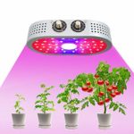 COB Grow Light 1100W Full Spectrum Lamp, Indoor Grow Lights for Veg and Flower Plants, Double Adjustable Knobs Plant Light for Greenhouse(Double-chip 10W LEDs)