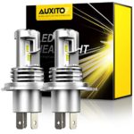 AUXITO H4 9003 LED Headlight Bulbs 12,000LM Per Set 6500K Xenon White for High and Low Beam Hi/Lo Plug and Play, Pack of 2
