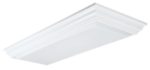 Lithonia Lighting 11432RE WH Cambridge Linear T8 Flush Mount Ceiling Light for Kitchen | Attic | Basement | Home, White