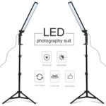 GSKAIWEN 180 LED Light Photography Studio LED Lighting Kit Adjustable Light with Light Stand Tripod Photographic Video Fill Light