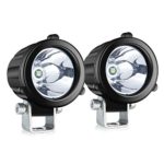 4WDKING LED Motorcycle Driving Lights, 2 Inch 20W IP68 Waterproof Spot LED Lights Work Lights for Truck Car ATV Off Road Jeep Boat Trailer 2 Pcs