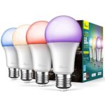 Smart Light Bulb, Treatlife Smart Wi-Fi LED Light Bulb Works with Alexa, Google Assistant, 16 Million RGBCW Color Changing Dimmable Light Bulb, A19 E26 8W (60W Equivalent), Schedule (4 Pack)