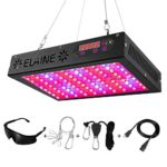 Elaine Upgraded Timer Control 1000W LED Grow Light Full Spectrum Auto On/Off Timing Function with UV&IR for Indoor Plant Veg and Flower(1000W)