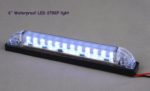 LED Bar Light – Heavy duty, Water resistant 12 Volt DC LED courtesy convenience lamp, 6″ length